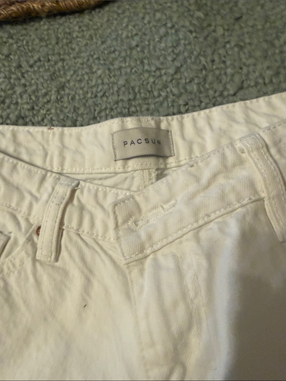 PacSun White low rise
